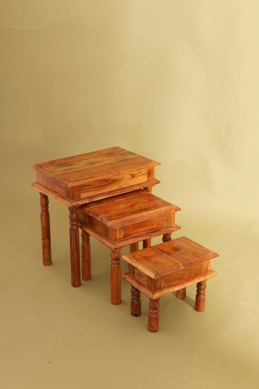 LOHA TABLE  ( PAIR OF  3 )